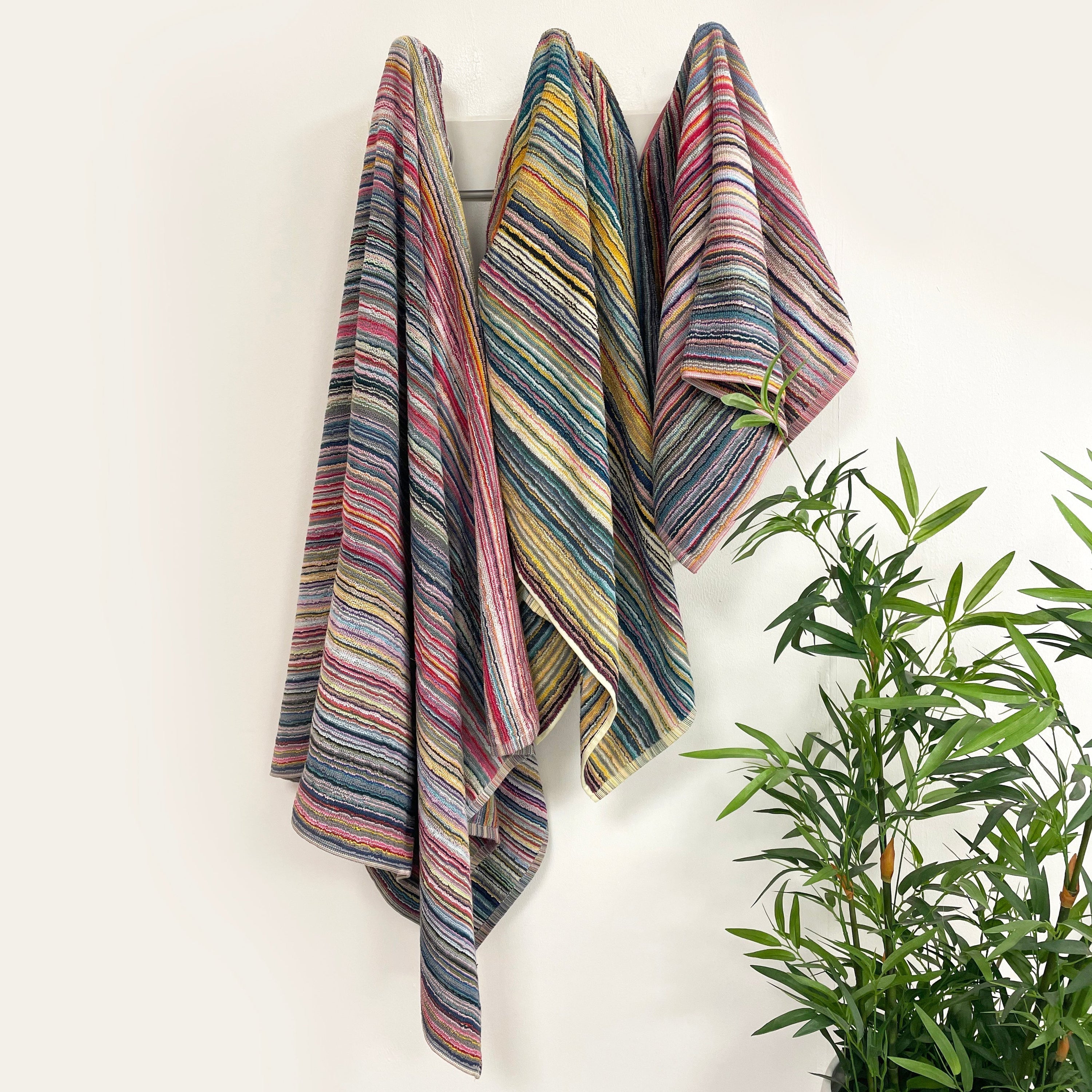Recycled cotton towels which are a great sustainable alternative.