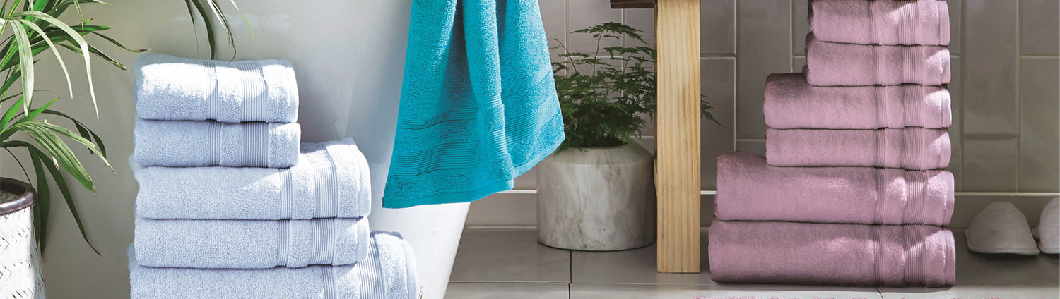 face cloths and face towels, made from 100% cotton