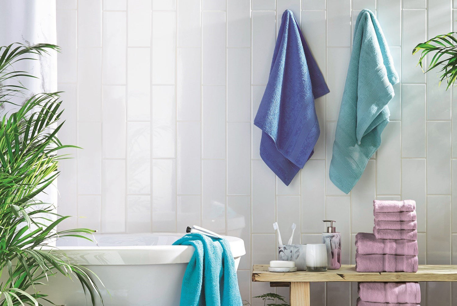 plain bath towels in all colours