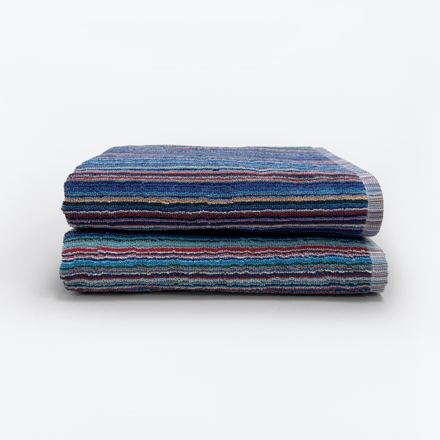 Multicoloured Recycled Cotton Towels - Quick Dry &amp; Lightweight