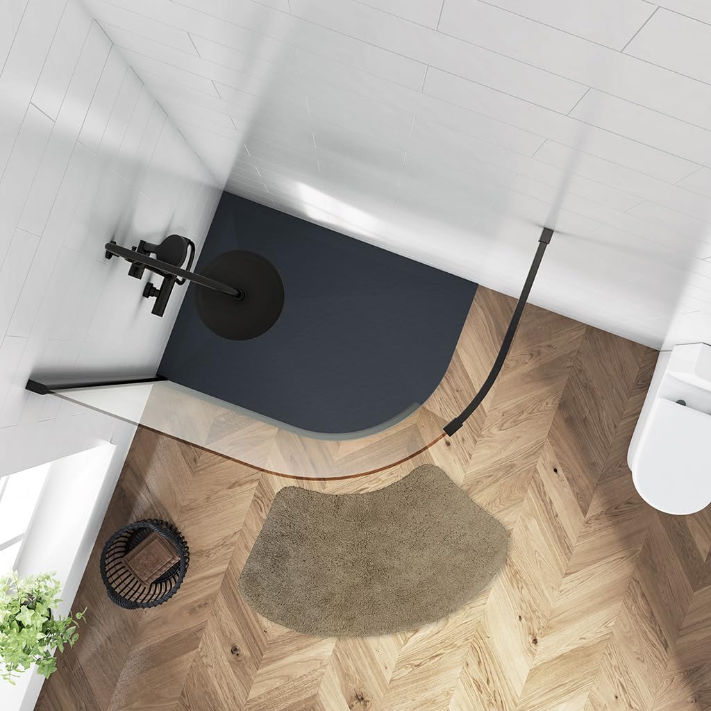 Curved Shower Mat - 100% Cotton