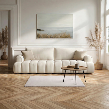 blush pink softie rug 80 x 150cm