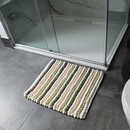 Chunky Bobble Shower Mat in California Stripe