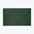 Dark green chenille bobble bath mats with non slip backing.