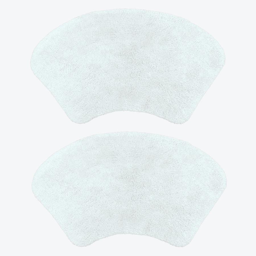 white curved bath mats for shower unit