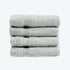 Dove Grey Egyptian Towels 4pk Face Cloths Set- Premium Zero Twist Cotton Flannels