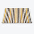 striped chunky bobble bath mat mustard yellow