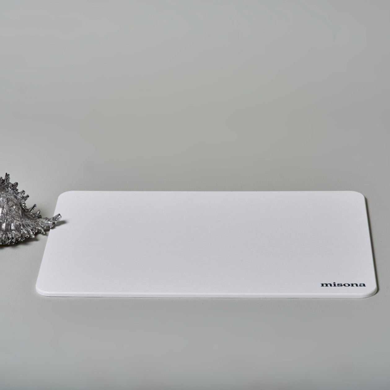 White Diatomaceous Earth Bath Mat sustainable stone