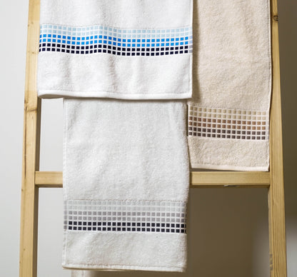Mosaic Design Luxury Cotton Bath Towels