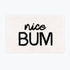 Nice Bum Bath Mat - Funny Slogan Bathroom Mats