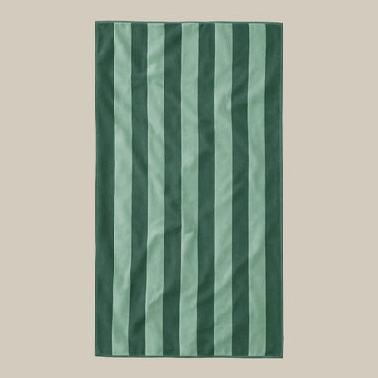 Large Organic Cotton Striped Beach Towel