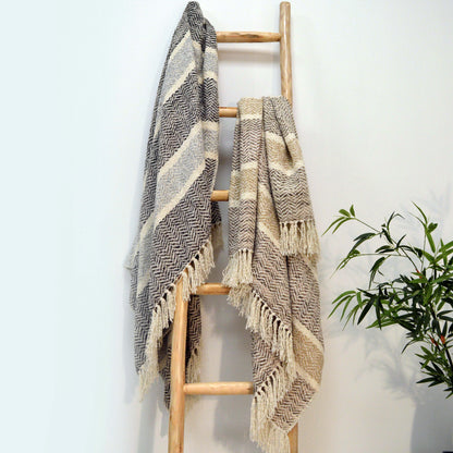 Herringbone Throws - Soft and Stylish Luxury Blankets