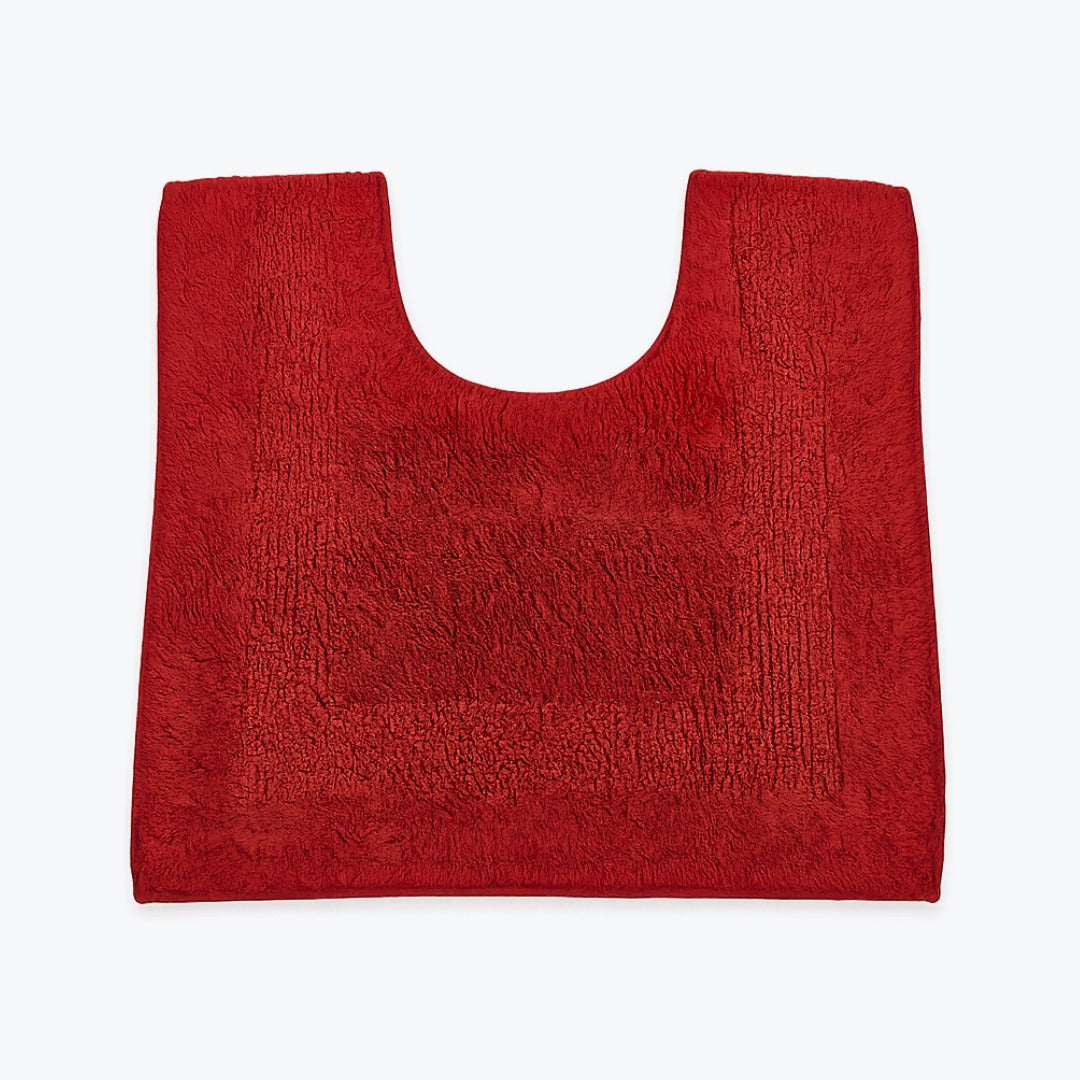 Race Track Cotton Reversible Pedestal Toilet Mat