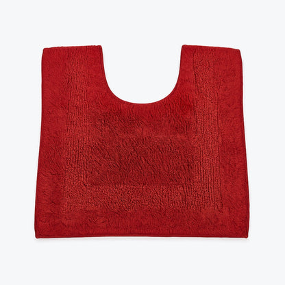 Race Track Cotton Reversible Pedestal Toilet Mat