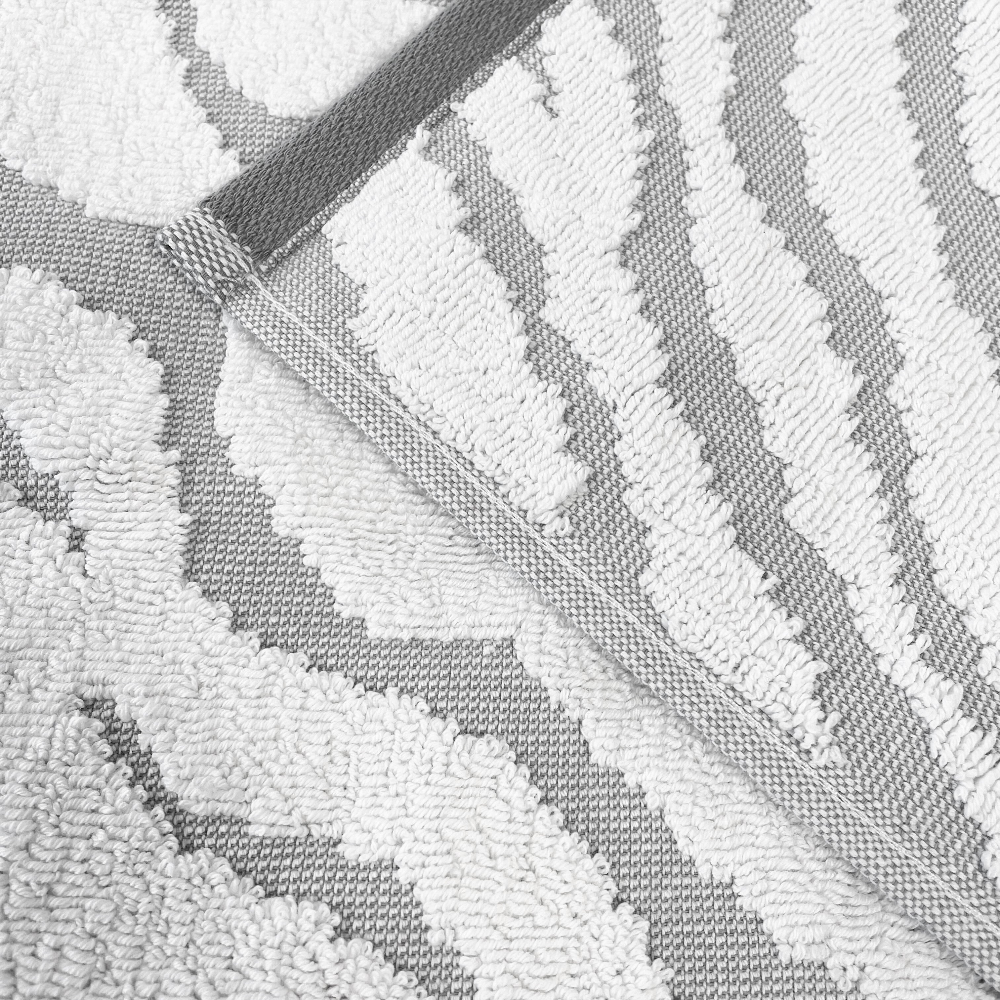 zebra patterned towels