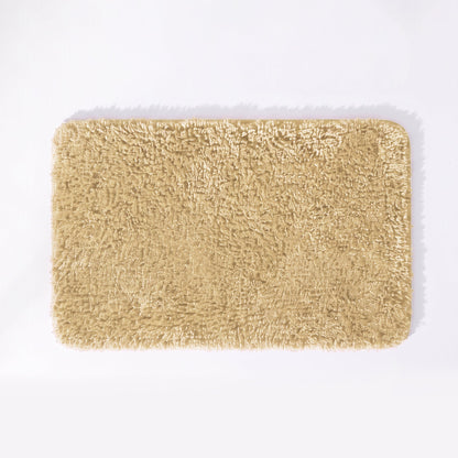 Beige Microfibre Bath Mat - Premium Bathroom Rug