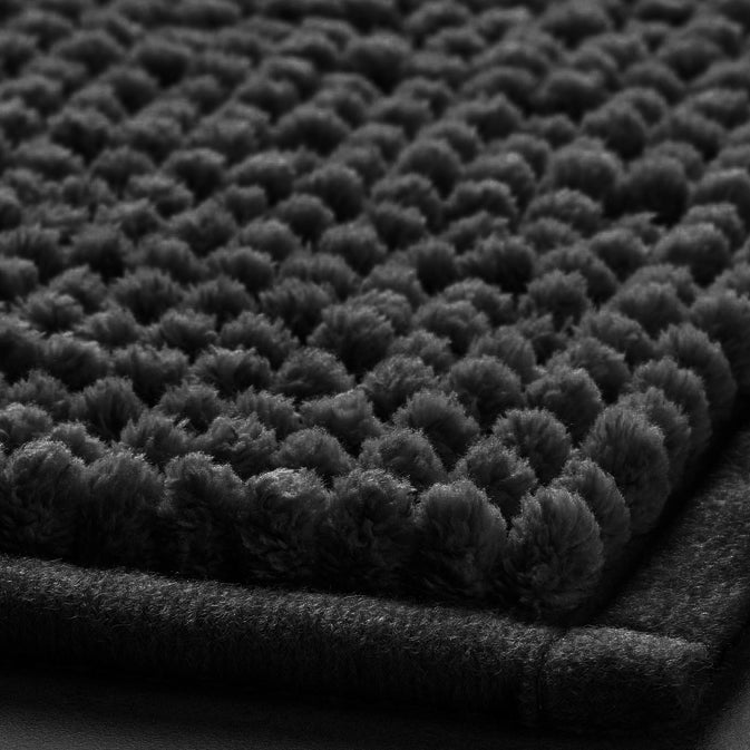 Super soft chenille bobble bath mat