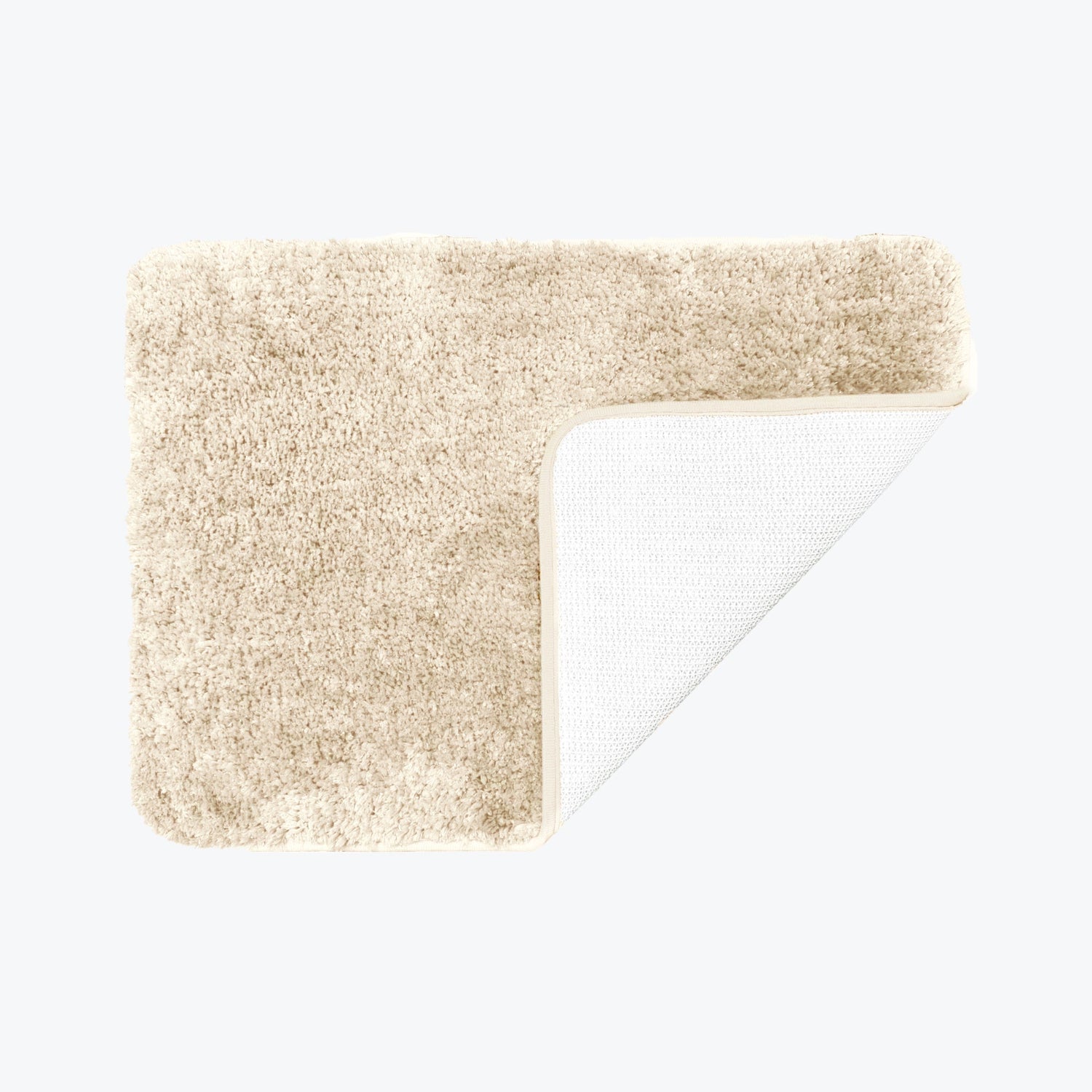 small non slip bath mat in beige 