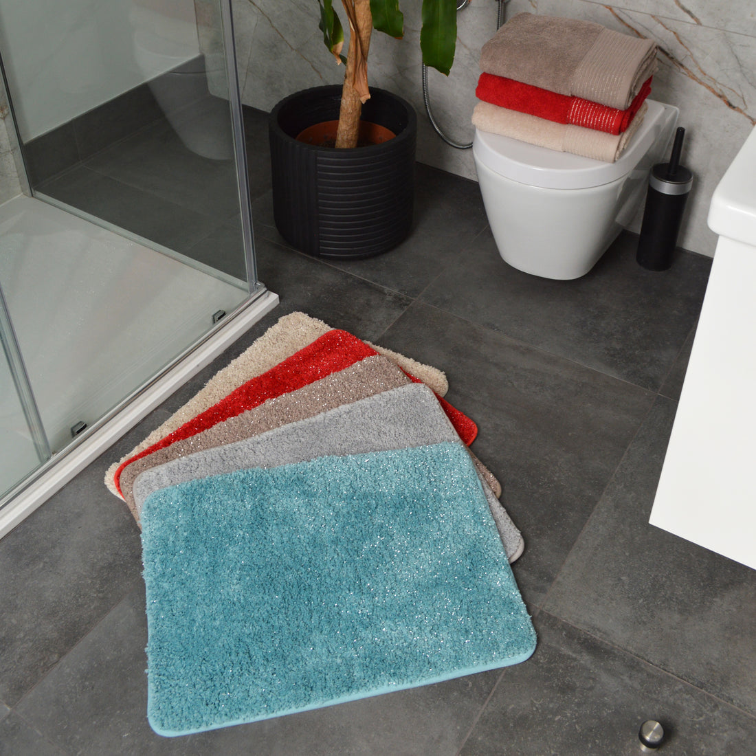 Bling Sparkle Shower Mats