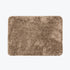 Brown bath mat, small sized microfibre sparkle design.