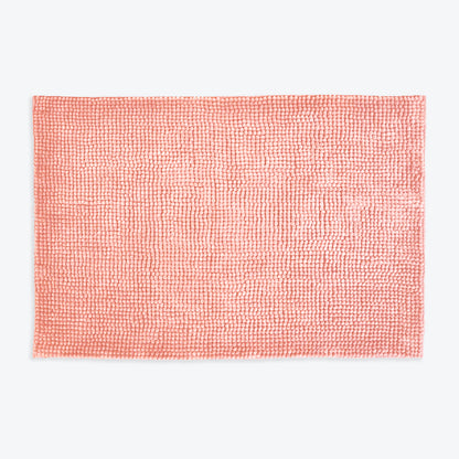 Blush pink bath mats, non slip