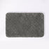 Charcoal grey non slip bath mat, microfibre.