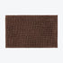 Non slip chenille bobble bath mat in chocolate brown, super soft and absorbent.