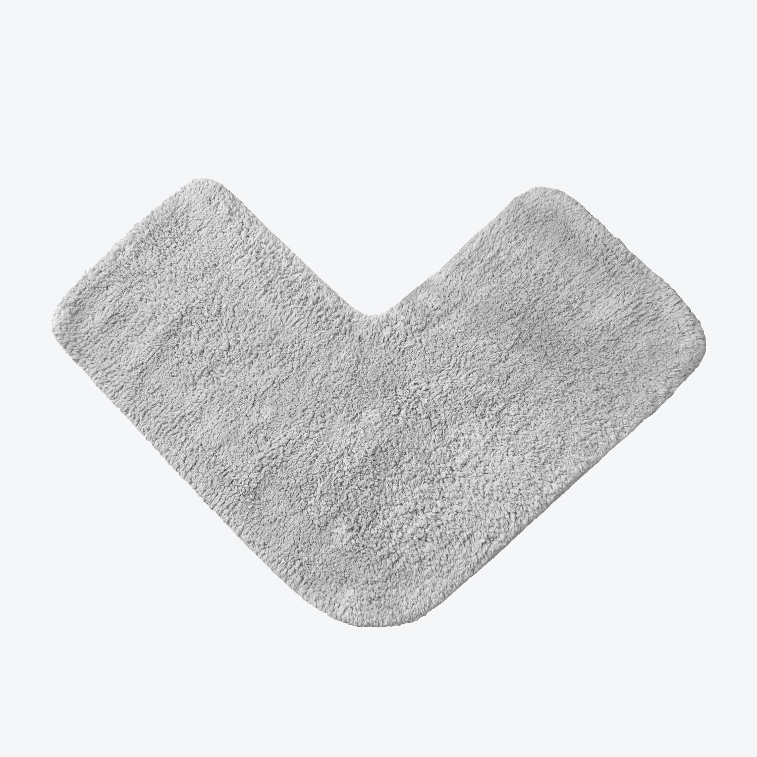 Grey Corner Shower Mat