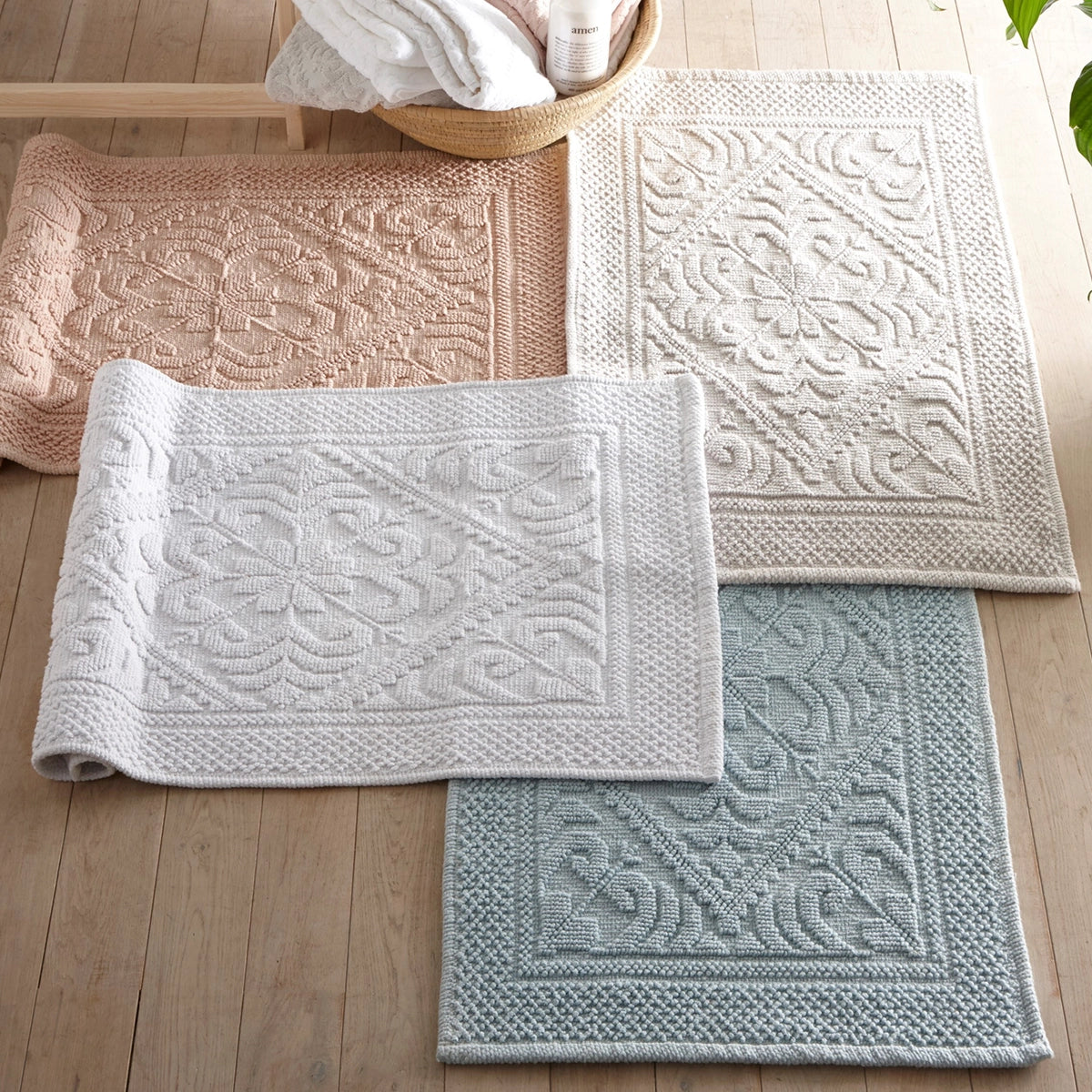 Bath Mats, nonslip bathmats, and shower mats.