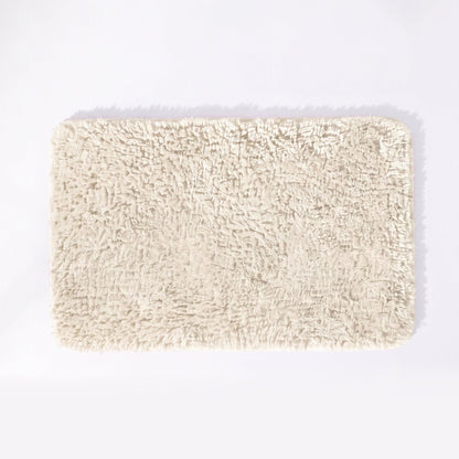 Cream Microfibre Bath Mat - Premium Bathroom Rug