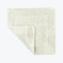 Cream square bath mat