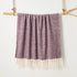 faux mohair throw thistle purple hung