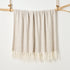 faux mohair throw hung chateau grey