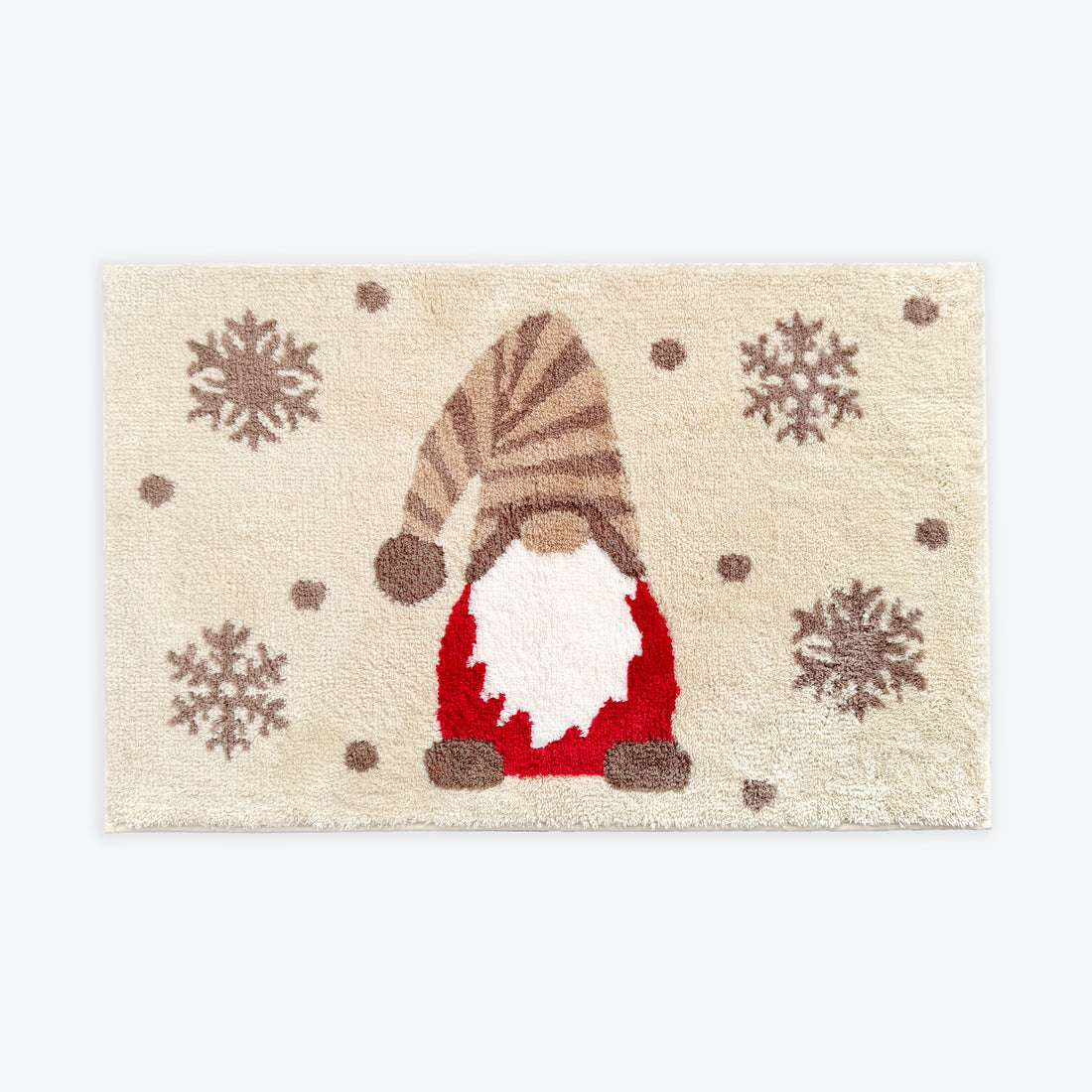 Neutral Gonk Christmas Bath Mat