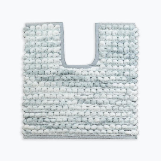 Marl Chunky Bobble Pedestal Mat Luxury Toilet Mat Allure Bath Fashions