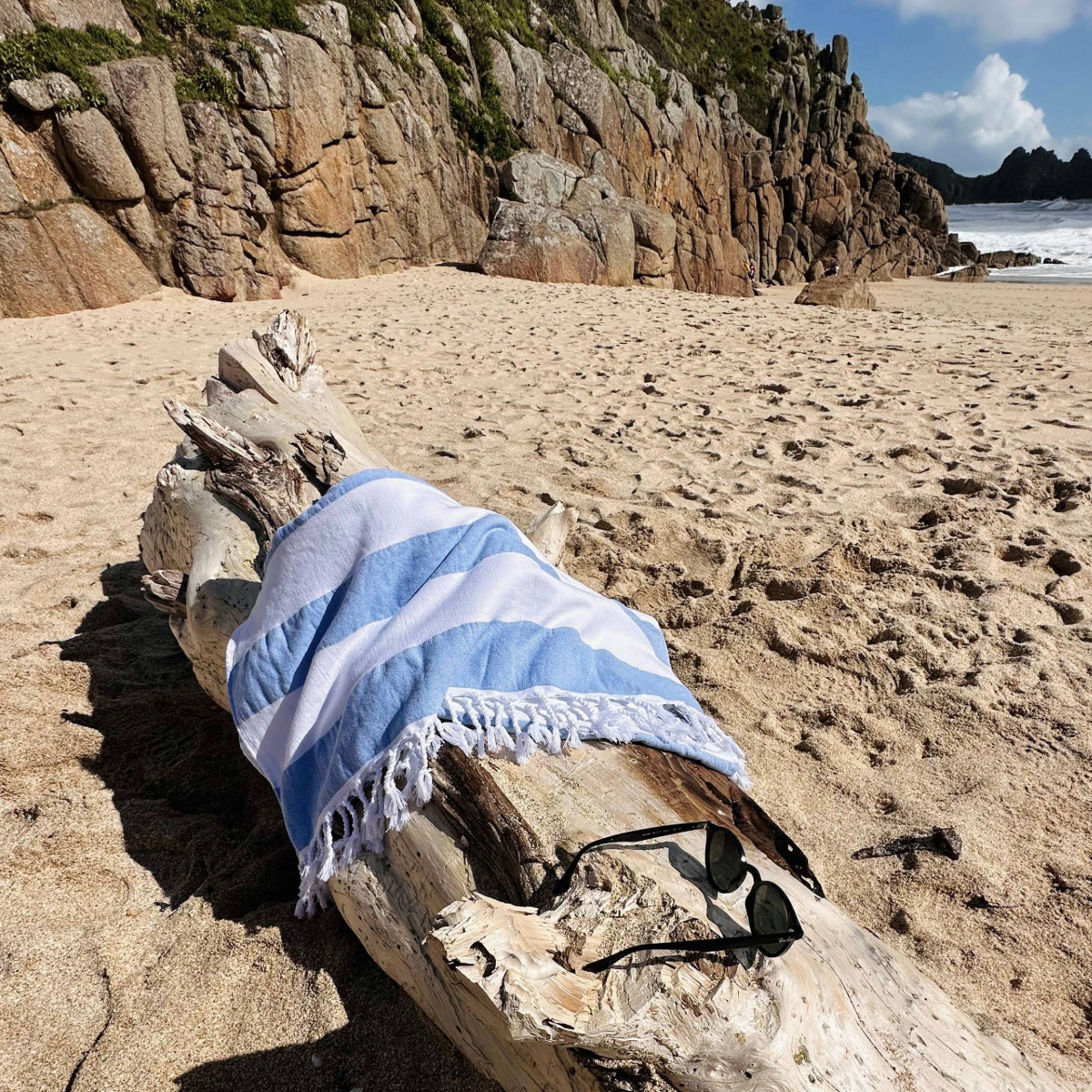 Luxury Striped Beach Towels Turkish Hammam Style