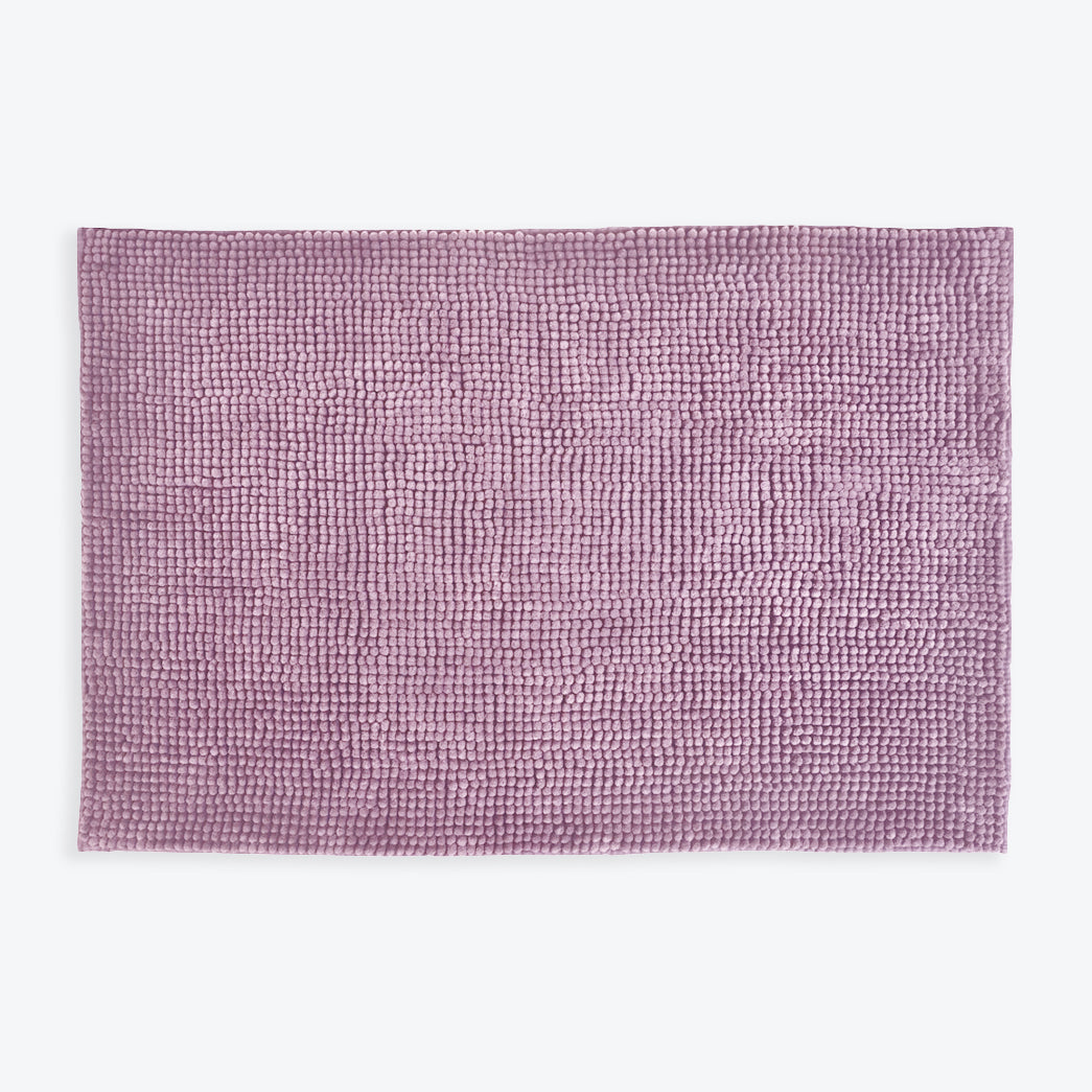 Heather chenille bath mats