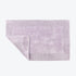 Heather lilac Reversible Cotton Large Bath Mat - Luxury Thick Bathmat