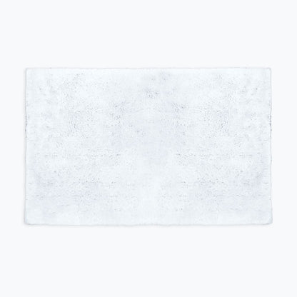 White cotton bath mats, luxury deep pile hotel style bathmats.