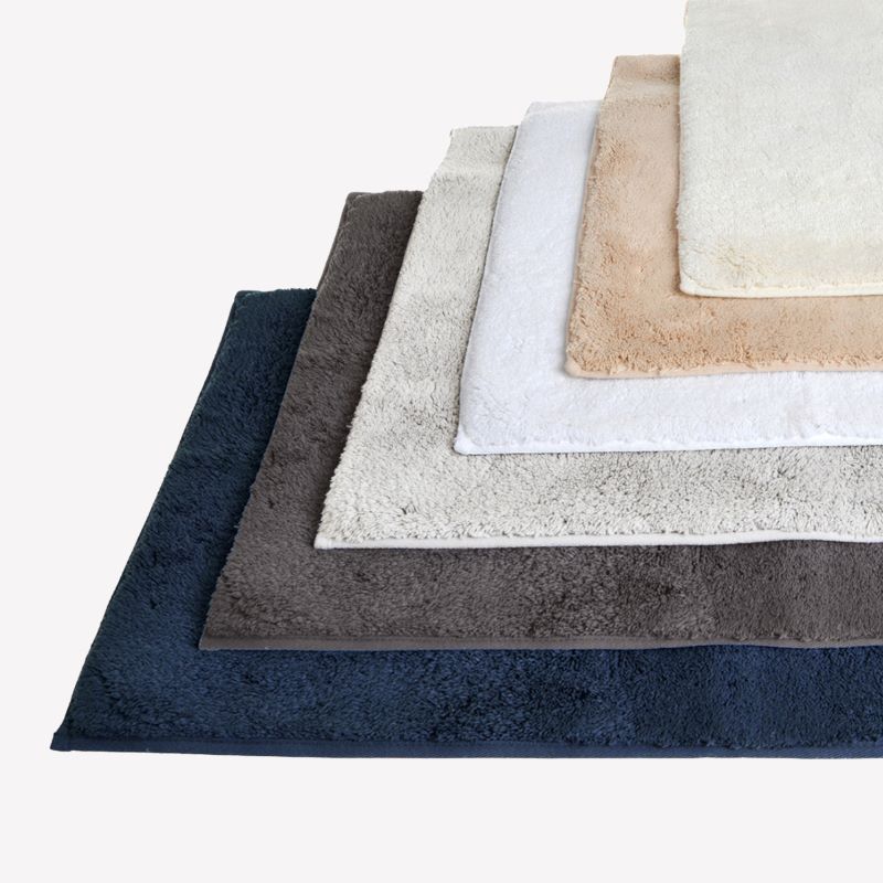 Luxury bath mats, thick and soft deep pile bathroom mat.