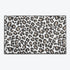 Dark grey Leopard Print Bath Mat Non Slip Super Soft.