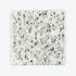 White and green marble bathroom mat in a small size - square shape.