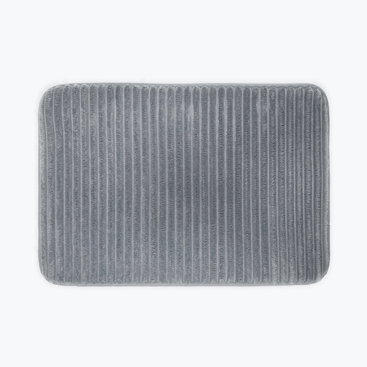 Non slip memory foam bath mat, small - dark grey.