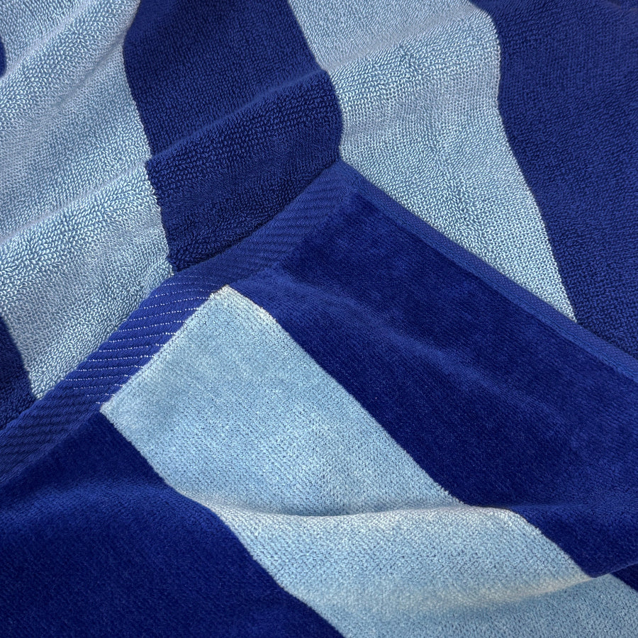 Large Organic Cotton Striped Beach Towel
