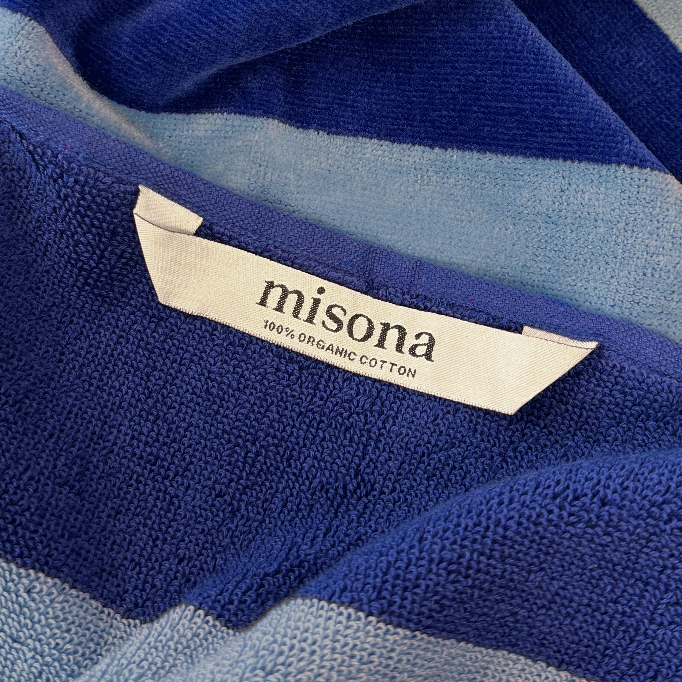 Large Organic Cotton Striped Beach Towel