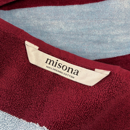 Large Organic Cotton Striped Beach Towel