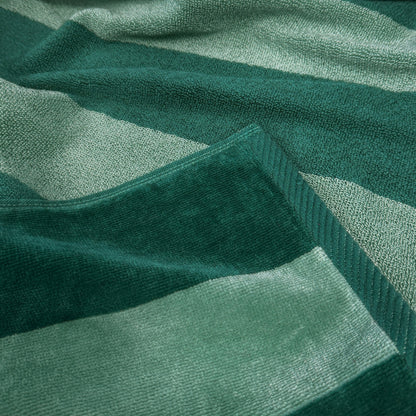 Large Organic Cotton Striped Beach Towel