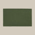 Dark green bath mat made from organic cotton. Soft and sustainable bathroom accessories.