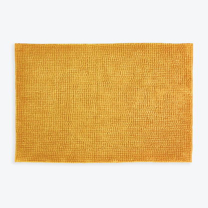 Mustard non slip bath mat, yellow