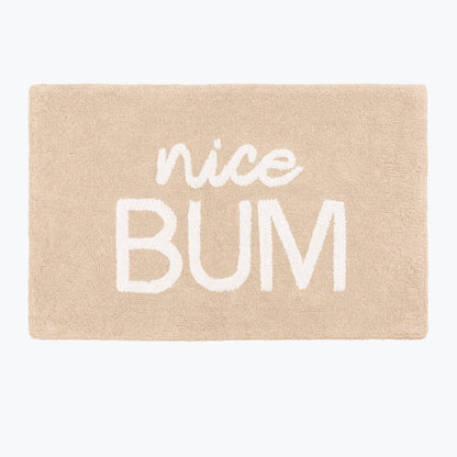 Nice Bum Slogan Bath Mat